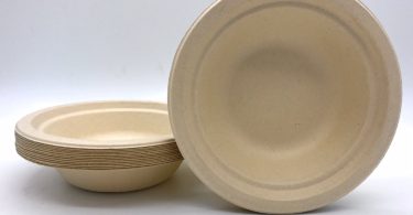 Eco-friendly Disposable Paper Bamboo Bowls