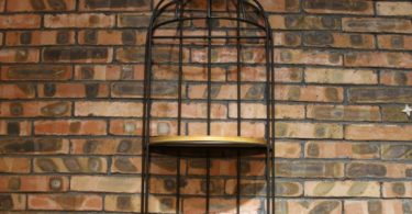 Wall Decorated Solid Wood Birdcage