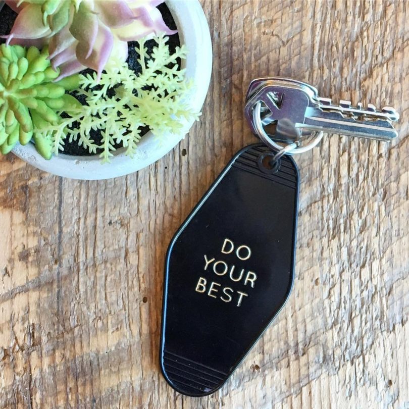 Do Your Best Goodlife Key Tag