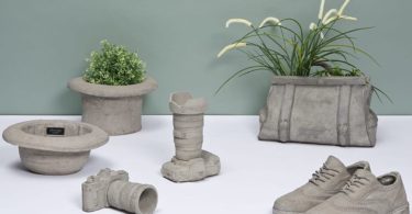 Cement Camera Vase