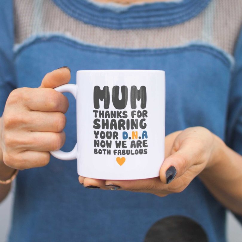 Mum Thanks For Sharing Your DNA Coffee Mug