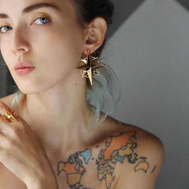 Compass WR Earrings