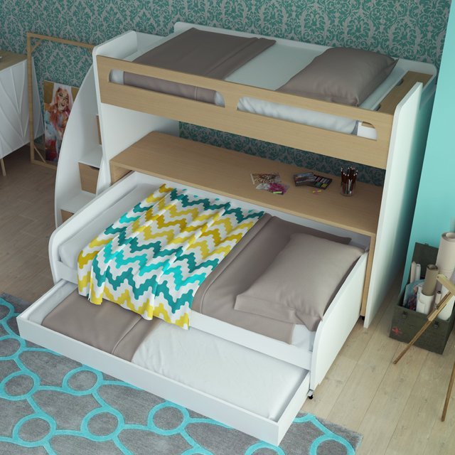 Bel Mondo Twin Multi-Functional Bunk Bed