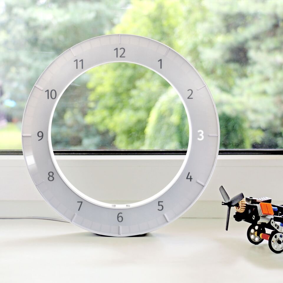 White & White Only Clock