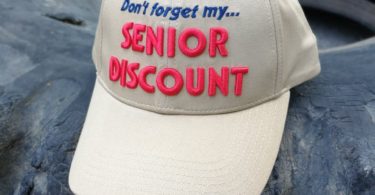 Senior Discount Hat