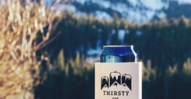 Thirsty For Adventure Foam Can Cooler by SUPERKOLDIE