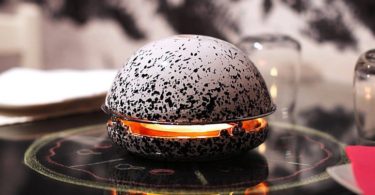 Egloo Splashed Black Edition Candle Powered Heater