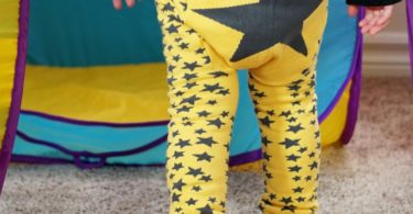 Yellow Star Legging