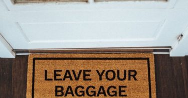 Leave Your Baggage At The Door Doormat