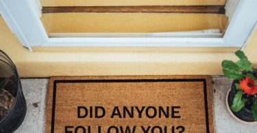 Did Anyone Follow You? Doormat