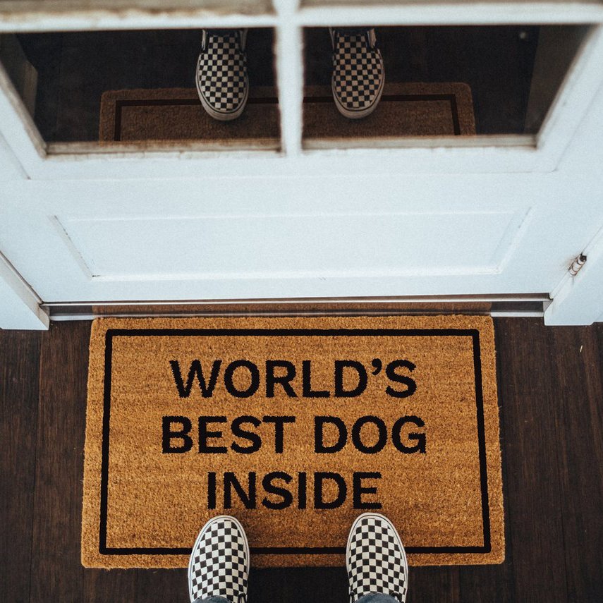 World’s Best Dog Inside Doormat