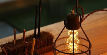 Vintage Iron Hanging Lamp