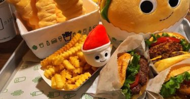 Shake Shack Plush Burger & Fries Set by Kidrobot