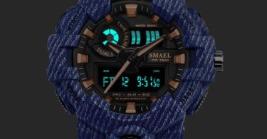 SMAEL Military Style Digital Waterproof Sports Watch