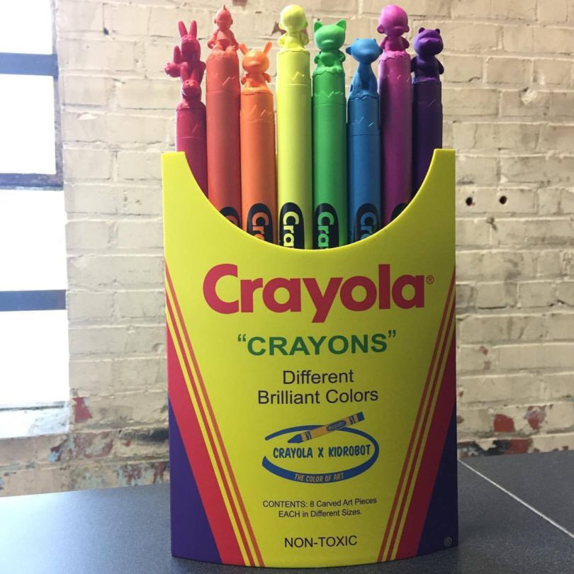 Crayola x Kidrobot Carvola Sculptures