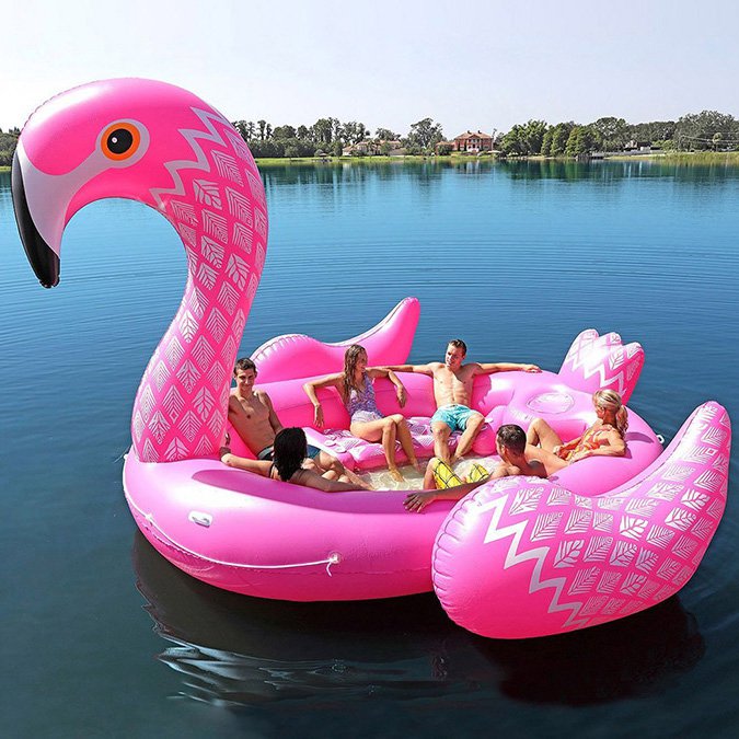 Flamingo Party Island