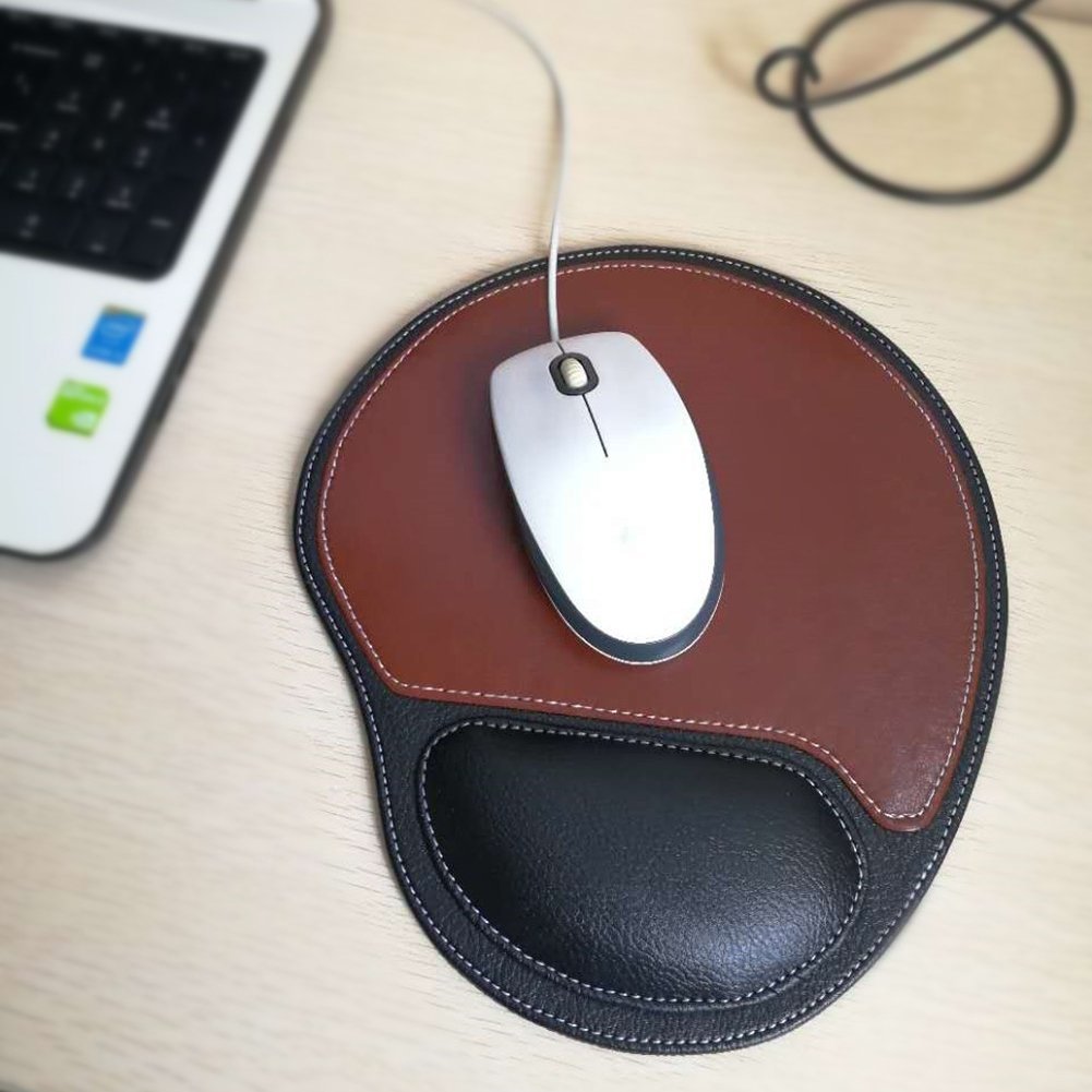 Fosinz Ergonomic Leather Mouse Pad