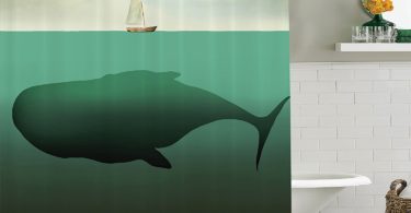 The Whale Shower Curtain