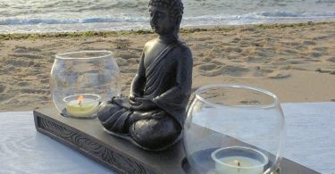 Whole House Worlds The Seated Buddha with Double Glass