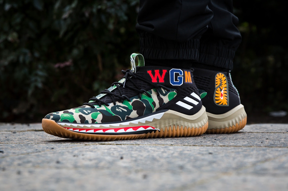 Adidas Dame 4 A Bathing Ape Black