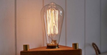 Bermuda Triangle Wood Lamp