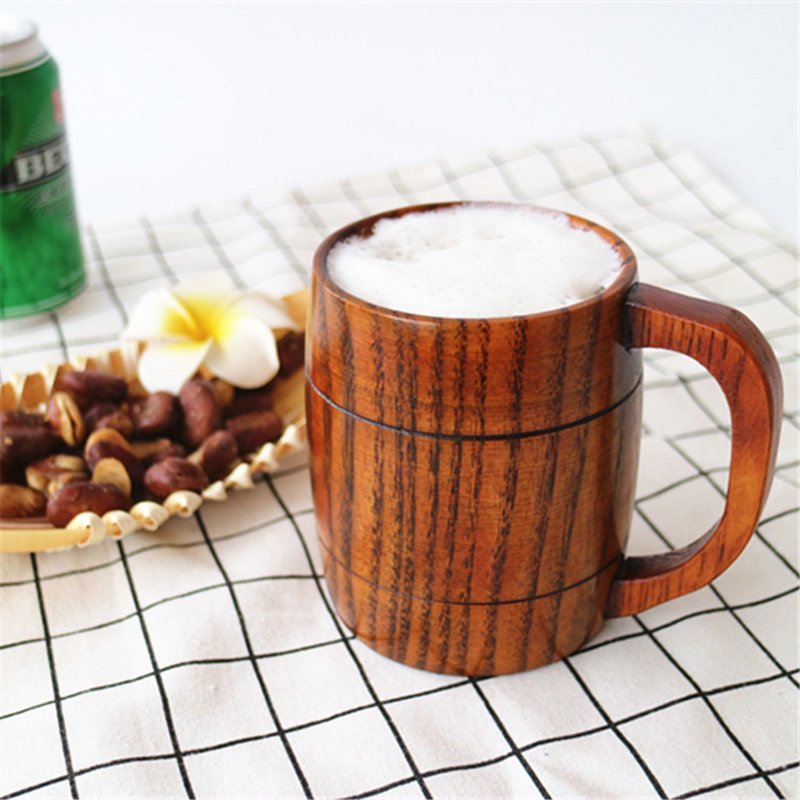 Handmade Wooden Beer Mug