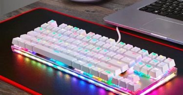 E-3LUE 104 Keys Anti-ghosting Mechanical Keyboard with Blue Switches