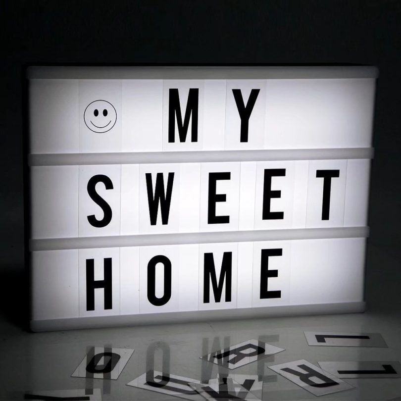 DIY Letters Light Box