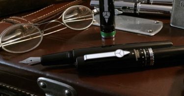 Speedometer Black Fountain Pen