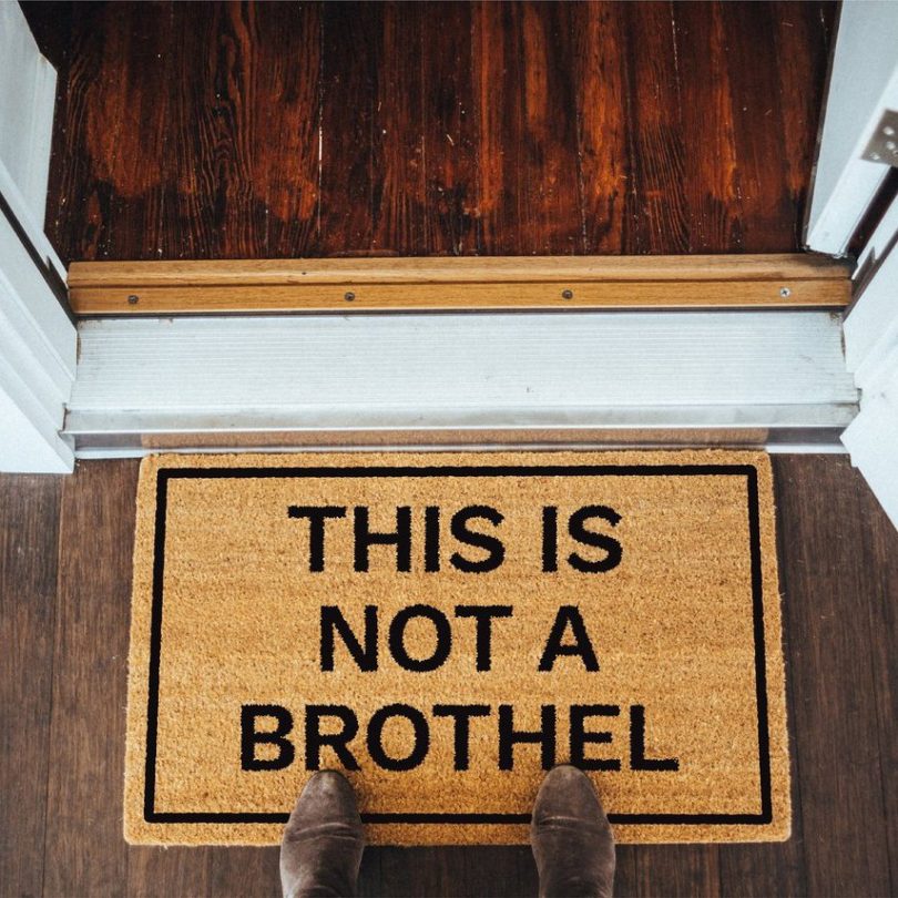 This Is Not A Brothel Doormat