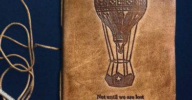 Until We Are Lost Blonde Leather Journal
