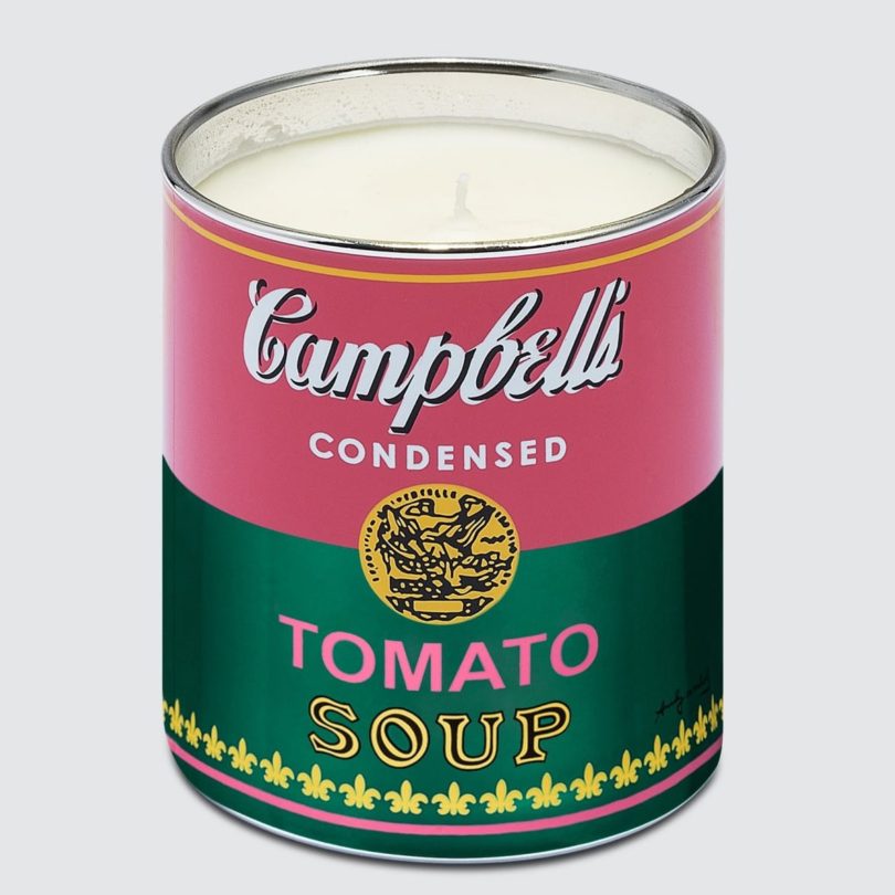 Andy Warhol Pink/Green Soup Candle