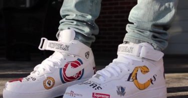 Air Force 1 Mid Supreme NBA White