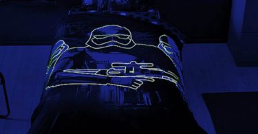 Star Wars The Last Jedi Glow In The Dark Duvet Cover Set