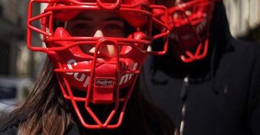 Supreme Rawlings Catcher’s Mask Red