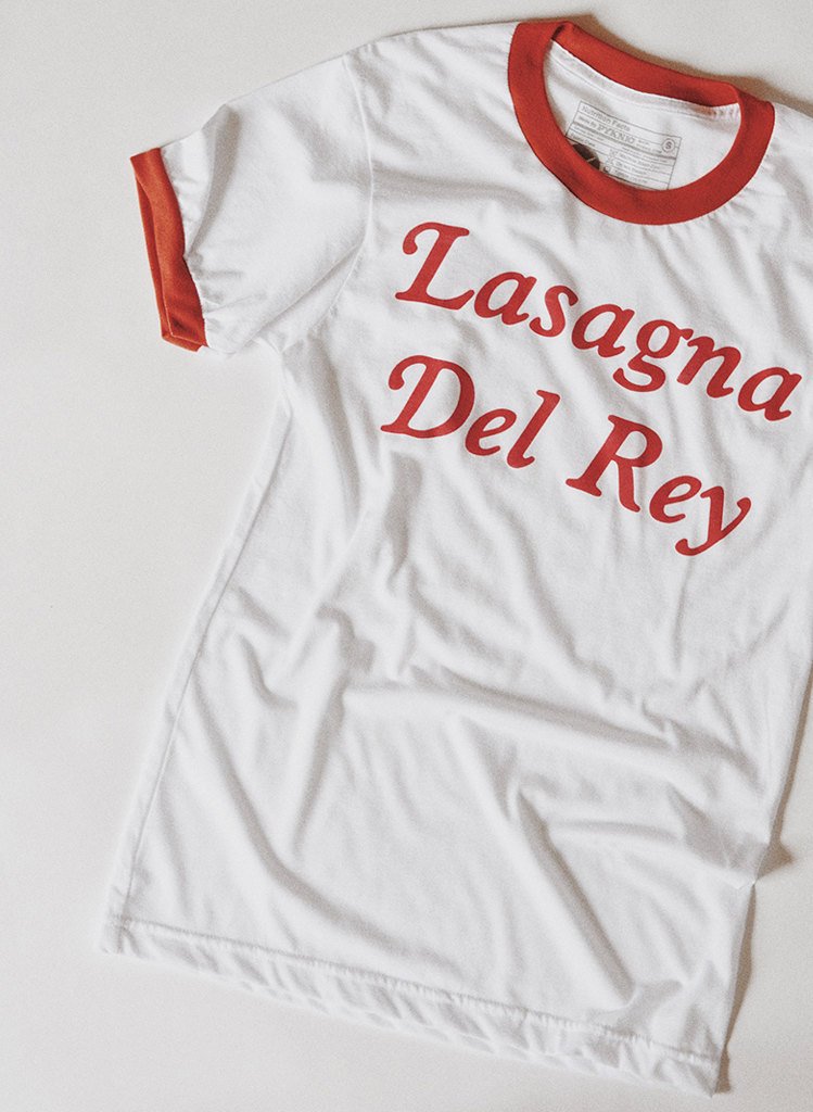 Lasagna Del Rey Ringer T-Shirt