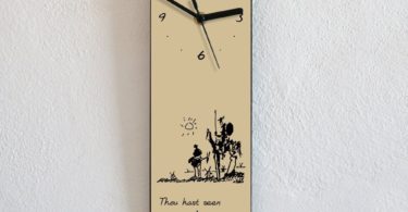Don Quixote Quote – Thou Hast Seen Nothing Yet – Wall Clock