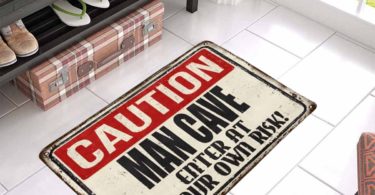 Man Cave Enter at Your Own Risk Doormat