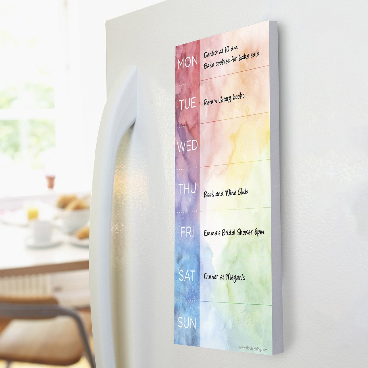 Tie-Dye Memo Magnet Note Pad