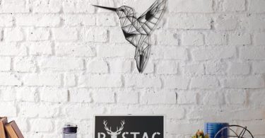 Bee Bird Metal Wall Decor