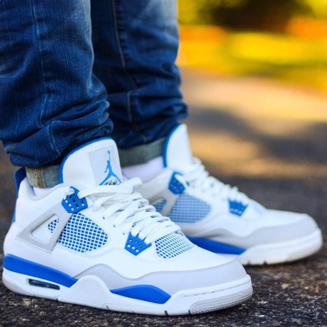 Jordan 4 Military Blue » Petagadget