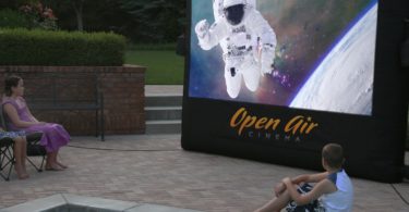 Open Air Outdoor Home Projector Screen 9×5