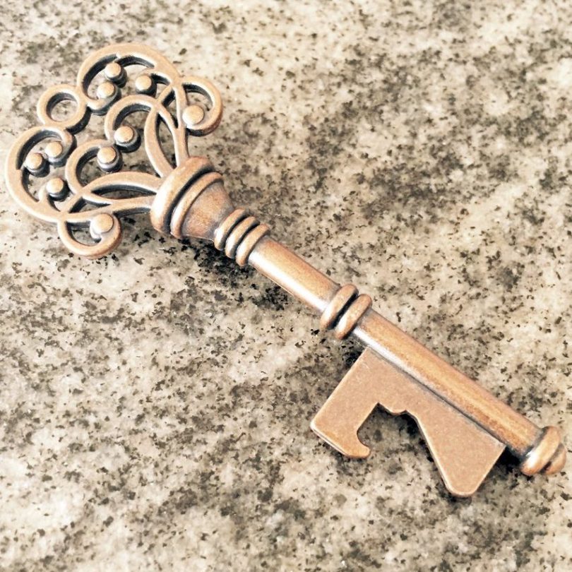 Rustic Key Bottle Opener Set