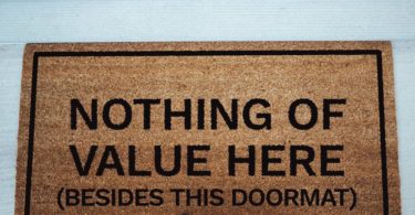 Nothing Of Value Here Doormat