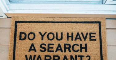 Do You Have A Search Warrant? Doormat