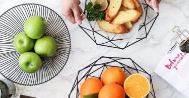 Simple Iron Fruit Basket