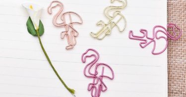 Flamingo Paper Clips