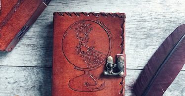 Destination Unknown Globe Mini Leather Journal