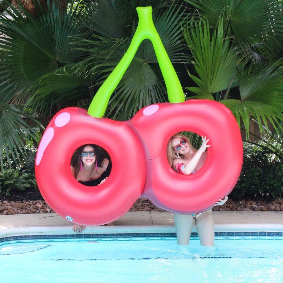 Giant Double Cherry Pool Float