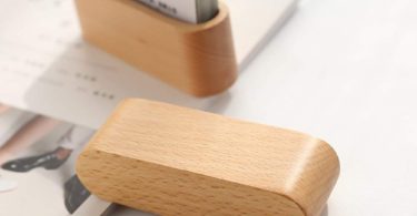 JINMURY Wooden Business Card Display Holder